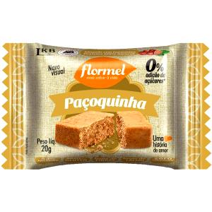 Quantas calorias em 1 unidade (20 g) Paçoquinha Zero?