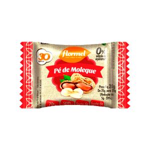 Quantas calorias em 1 unidade (20 g) Pé de Moleque?