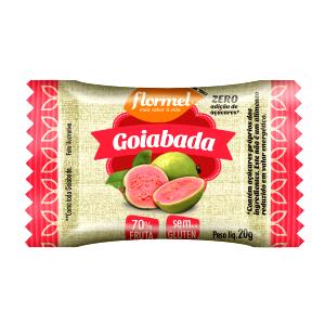 Quantas calorias em 1 unidade (20 g) Tablete de Goiaba?