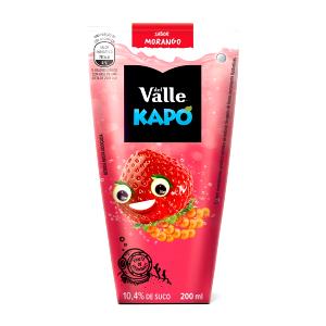 Quantas calorias em 1 unidade (200 ml) Kapo Morango?