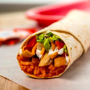 Quantas calorias em 1 unidade (224 g) Burrito Supreme Frango?