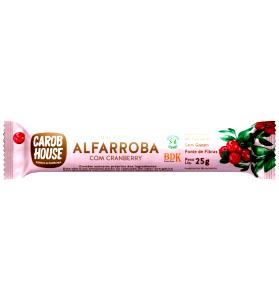 Quantas calorias em 1 unidade (25 g) Alfarroba com Cranberry?