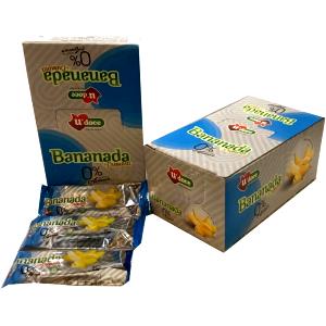 Quantas calorias em 1 unidade (25 g) Bananada 0% Açúcar?