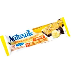 Quantas calorias em 1 unidade (25 g) Barra de Cereal com Aveia e Banana?