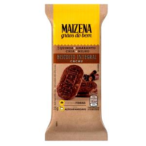 Quantas calorias em 1 unidade (25 g) Biscoito Integral de Cacau?