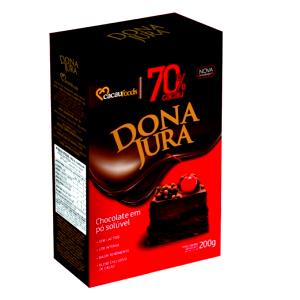 Quantas calorias em 1 unidade (25 g) Brigadeiro 70% Cacau?