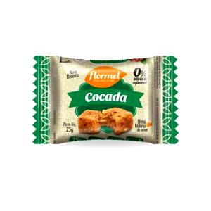 Quantas calorias em 1 unidade (25 g) Cocada Diet?