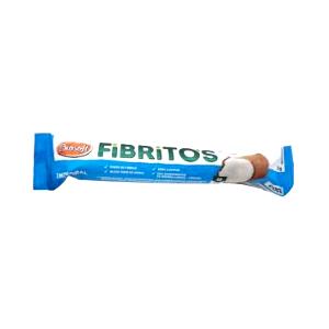 Quantas calorias em 1 unidade (25 g) Fibritos Coco com Chocolate?