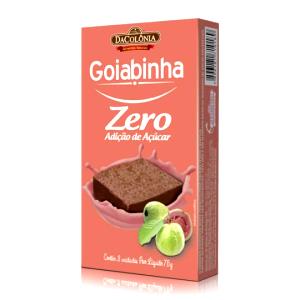 Quantas calorias em 1 unidade (25 g) Goiabinha Zero Adição de Açúcar?