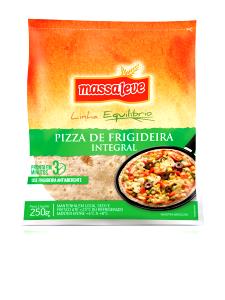 Quantas calorias em 1 unidade (25 g) Massa de Pizza Integral para Frigideira?