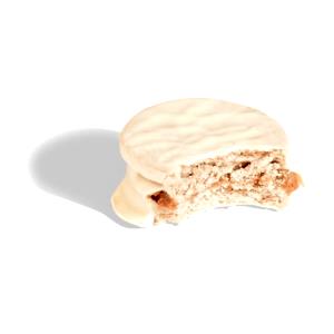 Quantas calorias em 1 unidade (25 g) Mini Alfajor de Chocolate Branco?