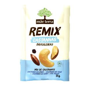 Quantas calorias em 1 unidade (25 g) Remix Castanhas Brasileiras (25g)?