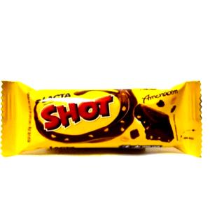 Quantas calorias em 1 unidade (25 g) Shot?