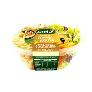 Quantas calorias em 1 unidade (250 g) Salada de Frango com Massa?