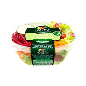 Quantas calorias em 1 unidade (250 g) Salada de Vegetais e Granola?