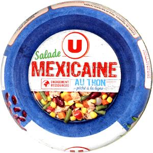 Quantas calorias em 1 unidade (250 g) Salade Mexicaine?