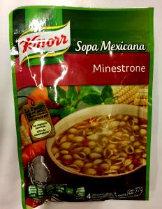 Quantas calorias em 1 unidade (250 g) Sopa Mexicana?