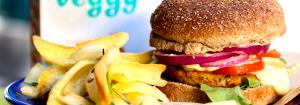 Quantas calorias em 1 unidade (255 g) Cheeseburger Vegetariano Fit?