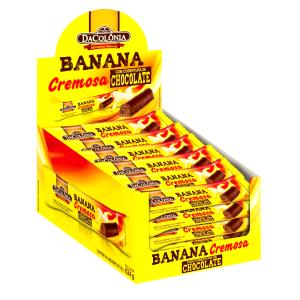 Quantas calorias em 1 unidade (26 g) Banana Cremosa com Cobertura de Chocolate?