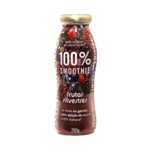 Quantas calorias em 1 unidade (260 g) Smoothie Frutas Silvestres?