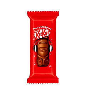 Quantas calorias em 1 unidade (29 g) Kitkat Merry Breakmas?
