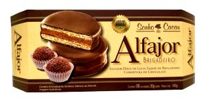 Quantas calorias em 1 unidade (30 g) Alfajor de Brigadeiro?