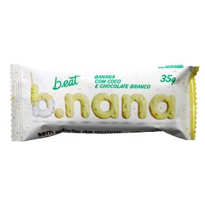 Quantas calorias em 1 unidade (30 g) Banana com Coco e Chocolate Branco?