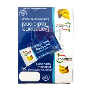 Quantas calorias em 1 unidade (30 g) Bananada sem Adição de Açúcares?