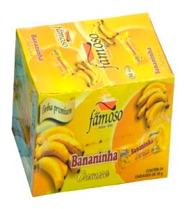 Quantas calorias em 1 unidade (30 g) Bananita?