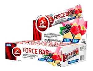 Quantas calorias em 1 unidade (30 g) Force Bar?