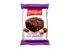 Quantas calorias em 1 unidade (30 g) Mini Brownie com Avelãs?