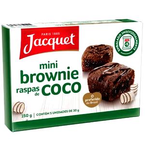 Quantas calorias em 1 unidade (30 g) Mini Brownie Raspas de Coco?