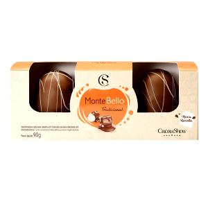 Quantas calorias em 1 unidade (30 g) Montebello Tradicional?