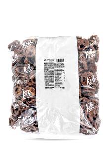 Quantas calorias em 1 unidade (30 g) Pretzel Coberto com Chocolate?