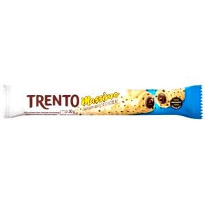 Quantas calorias em 1 unidade (30 g) Trento Massimo Branco Cookies?