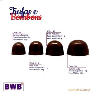 Quantas calorias em 1 unidade (30 g) Trufa Bomba de Chocolate?