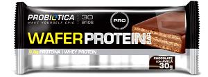 Quantas calorias em 1 unidade (30 g) Wafer Protein Bar Chocolate com Avelã?