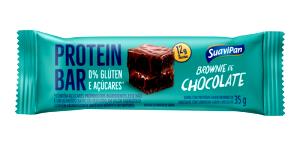 Quantas calorias em 1 unidade (35 g) Barra de Proteína Sabor Brownie?