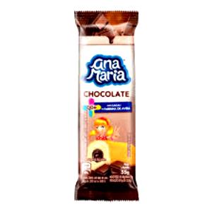 Quantas calorias em 1 unidade (35 g) Bolinho de Chocolate?