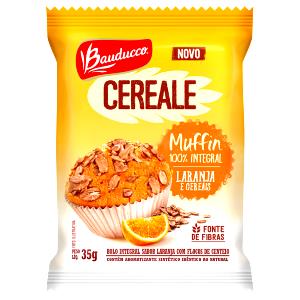 Quantas calorias em 1 unidade (35 g) Muffin Cereale 100% Integral Laranja e Cereais?