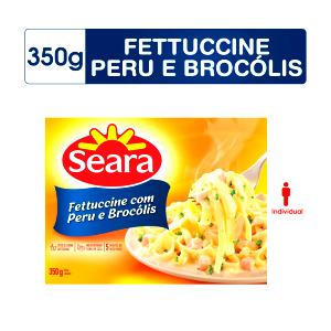 Quantas calorias em 1 unidade (350 g) Fettucine com Peru e Brócolis?