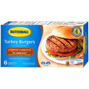 Quantas calorias em 1 unidade (350 g) Turkey Burger?
