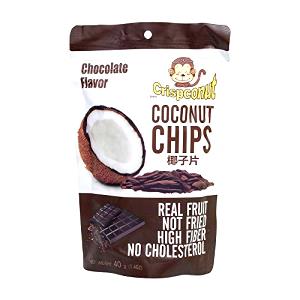 Quantas calorias em 1 unidade (40 g) Coconut Chips Cocoa?