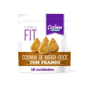 Quantas calorias em 1 unidade (40 g) Coxinha de Batata Doce?