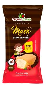 Quantas calorias em 1 unidade (40 g) Minibolo Sabor Maçã com Canela?