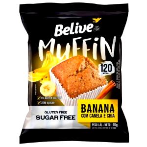 Quantas calorias em 1 unidade (40 g) Muffin Banana Canela e Chia?