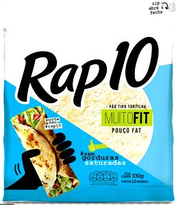 Quantas calorias em 1 unidade (40 g) Rap10 Muitofit?