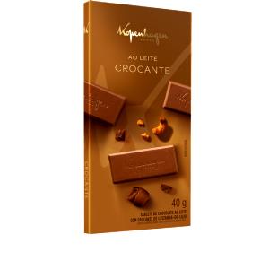 Quantas calorias em 1 unidade (40 g) Tablete de Chocolate Ao Leite com Crocante?