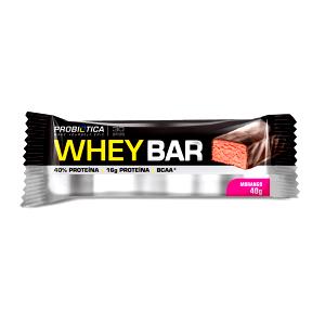 Quantas calorias em 1 unidade (40 g) Whey Bar Chocolate com Amendoim?