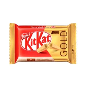 Quantas calorias em 1 unidade (41,5 g) Kit Kat Gold?